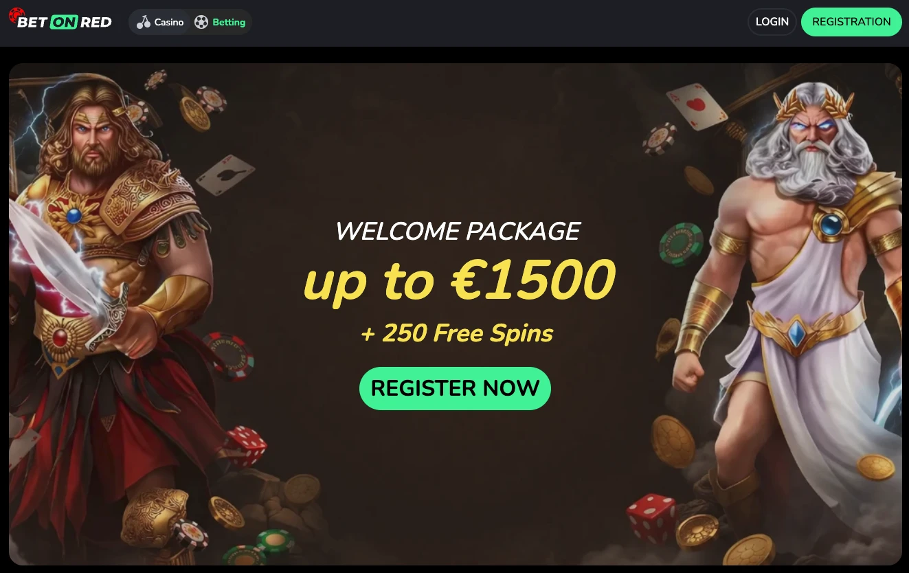 BetOnRed casino offer preview