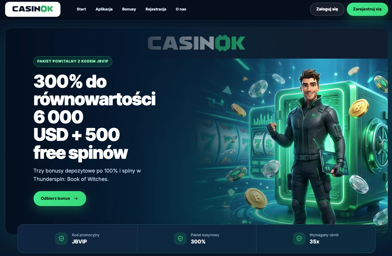 CasinOK casino welcome offer preview